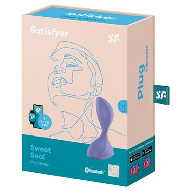 Plug Anale Vibrante Satisfyer in Silicone Lilla con App Smart